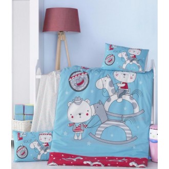 Детское постельное бельё в кроватку для новорожденных Victoria Lets ранфорс