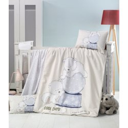 Детское постельное бельё в кроватку для новорожденных Victoria Frozen ранфорс