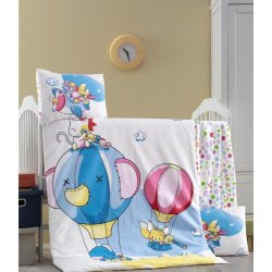Детское постельное бельё в кроватку для новорожденных Victoria Macera ранфорс