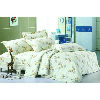 Детское постельное белье Вилюта (Украина) 5507 Жирафы беж в кроватку