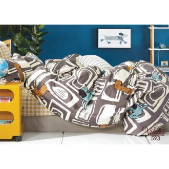 Дитяча постільна білизна Вілюта сатин 593 Собаки