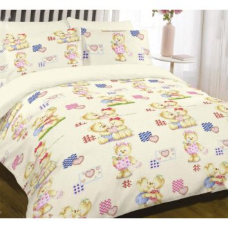 Детское постельное белье Вилюта (Украина) 4457 Мишки в кроватку