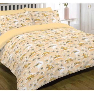 Детское постельное белье Вилюта 7823 оранжевый в кроватку