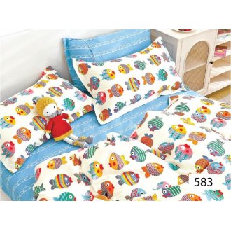 Детское постельное белье в кроватку Вилюта (Украина) сатин 583 