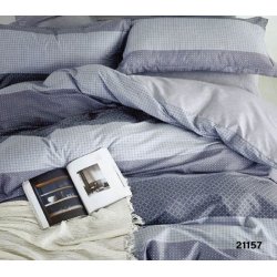 Комплект постельного белья Вилюта (Украина) ранфорс 21157 серый