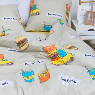 Детское постельное белье Вилюта 21141 Фаст-фуд Детское постельное белье Вилюта 21141 Фаст-фуд