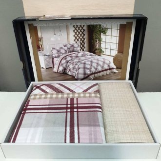 Постельное бельё Zeron ранфорс Ekose Pembe