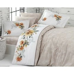 Постельное белье евро First Choice (Турция) Ranforce Deluxe Janet